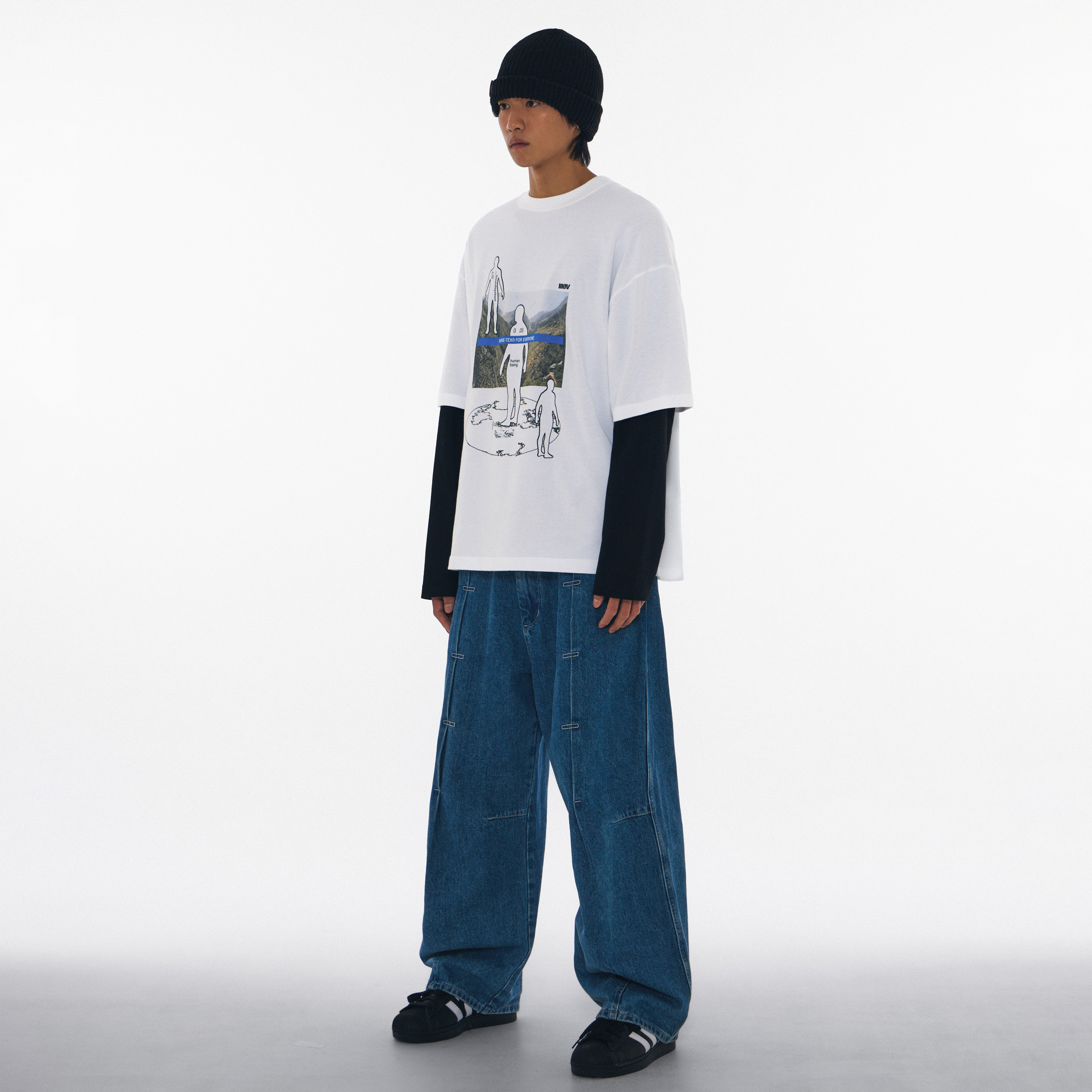 Wall of Sound - 4:56/“STARGAZR” Earth Tee - White