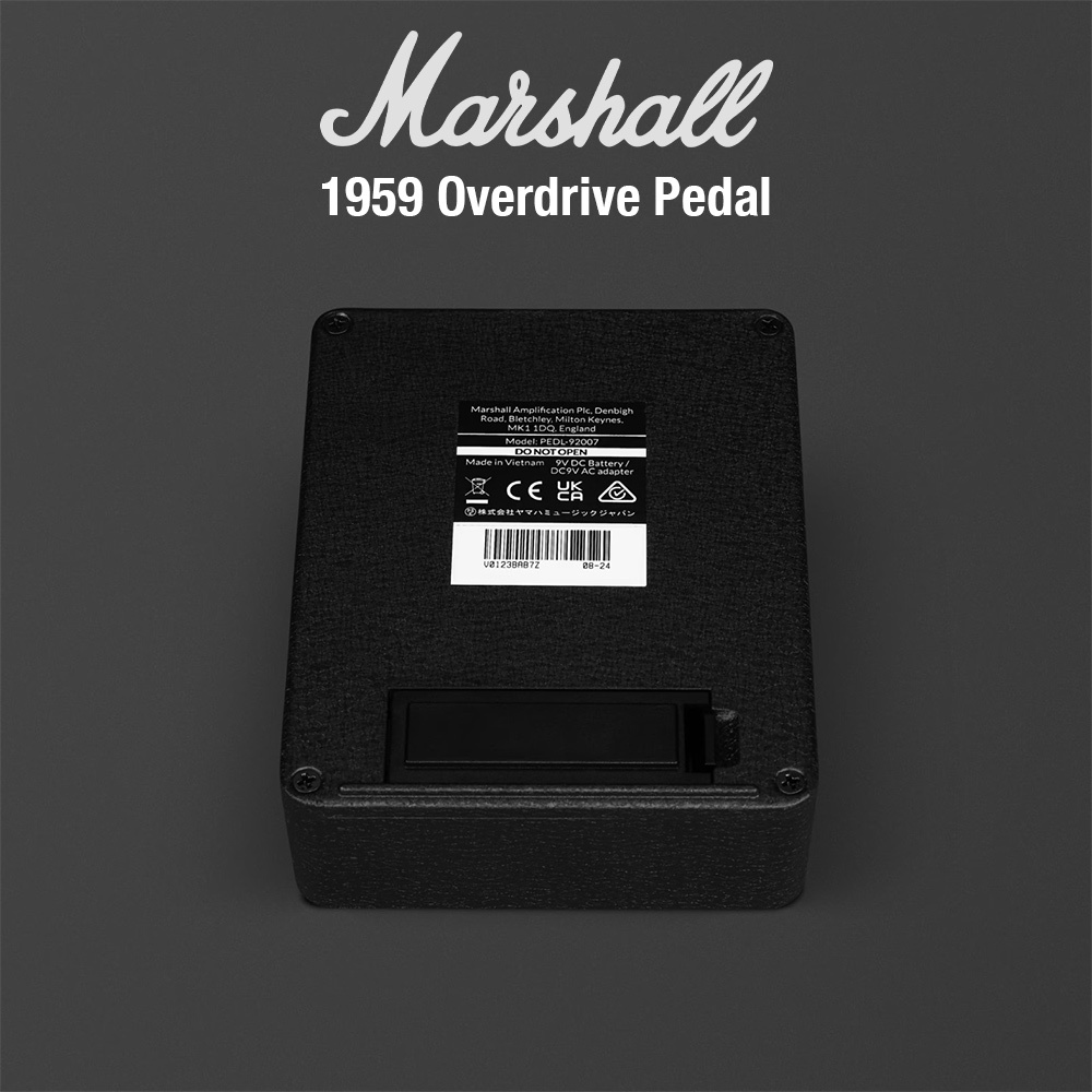 Marshall1959 OVERDRIVE PEDAL 電吉他破音效果器靈感來自經典1959