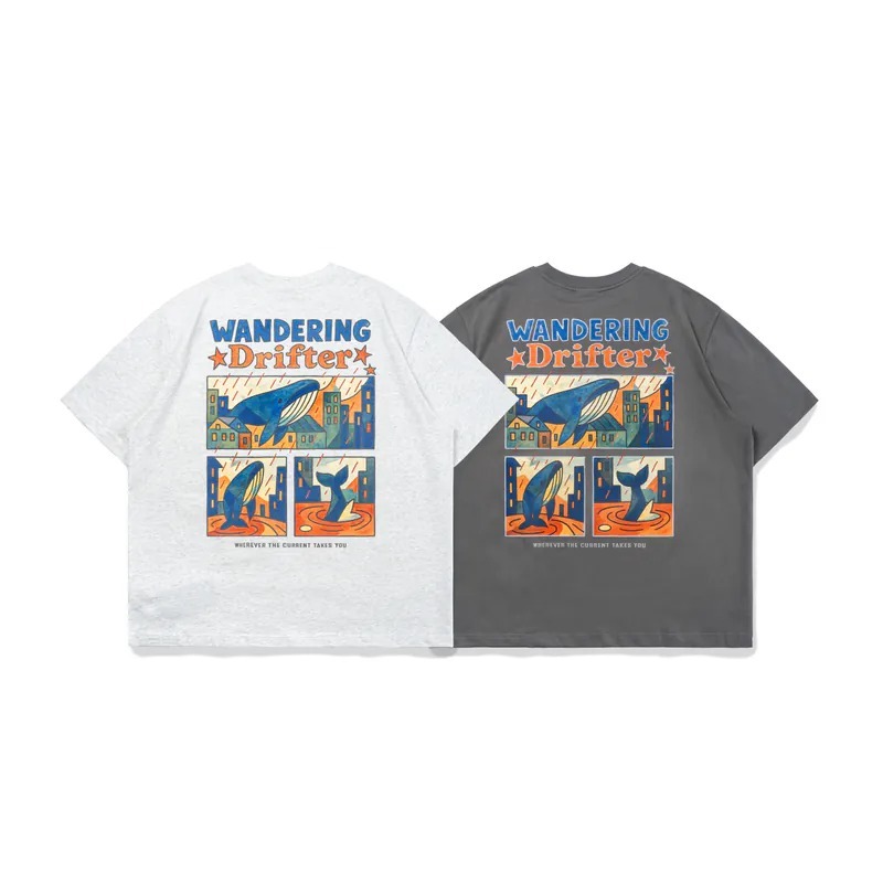 ORDINARY 鯨魚流浪者短Tee