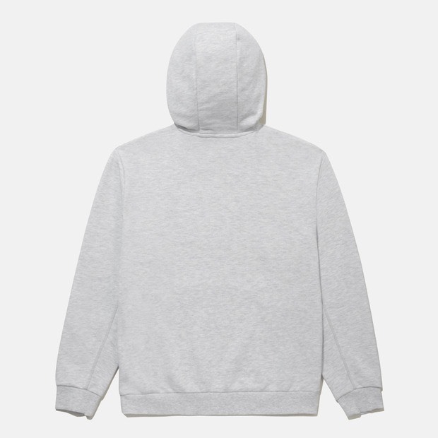 DESCENTE 迪桑特 經典字母LOGO款 帽TEE - 白灰色