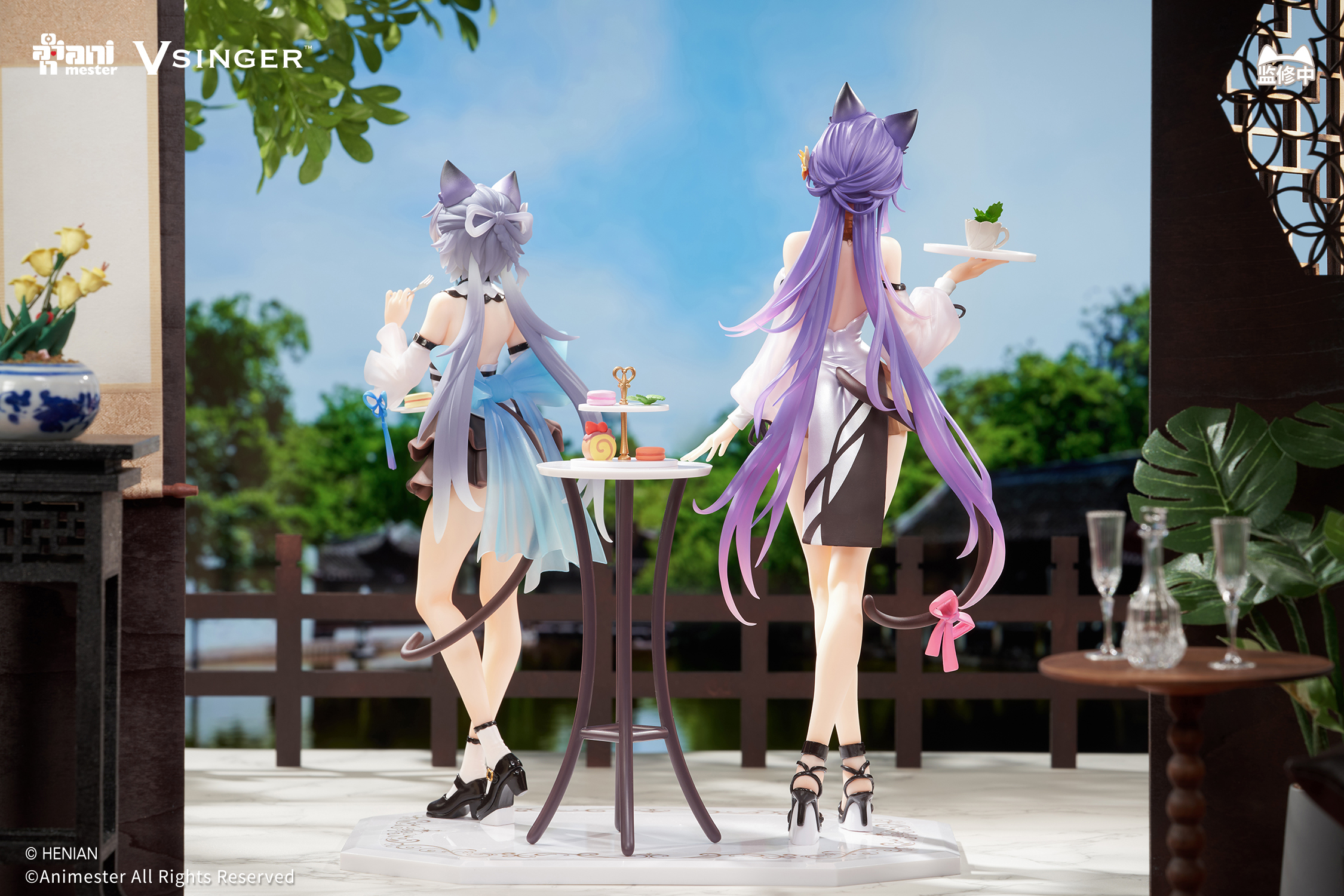 大漫匠 1/7 洛天依 & 墨清弦 茶歇奇遇Ver.  ANIMESTER VSINGER LUO TIANYI & MO QINGXIAN TEA TIME MELODY VER. 1/7 SCALE FIGURE