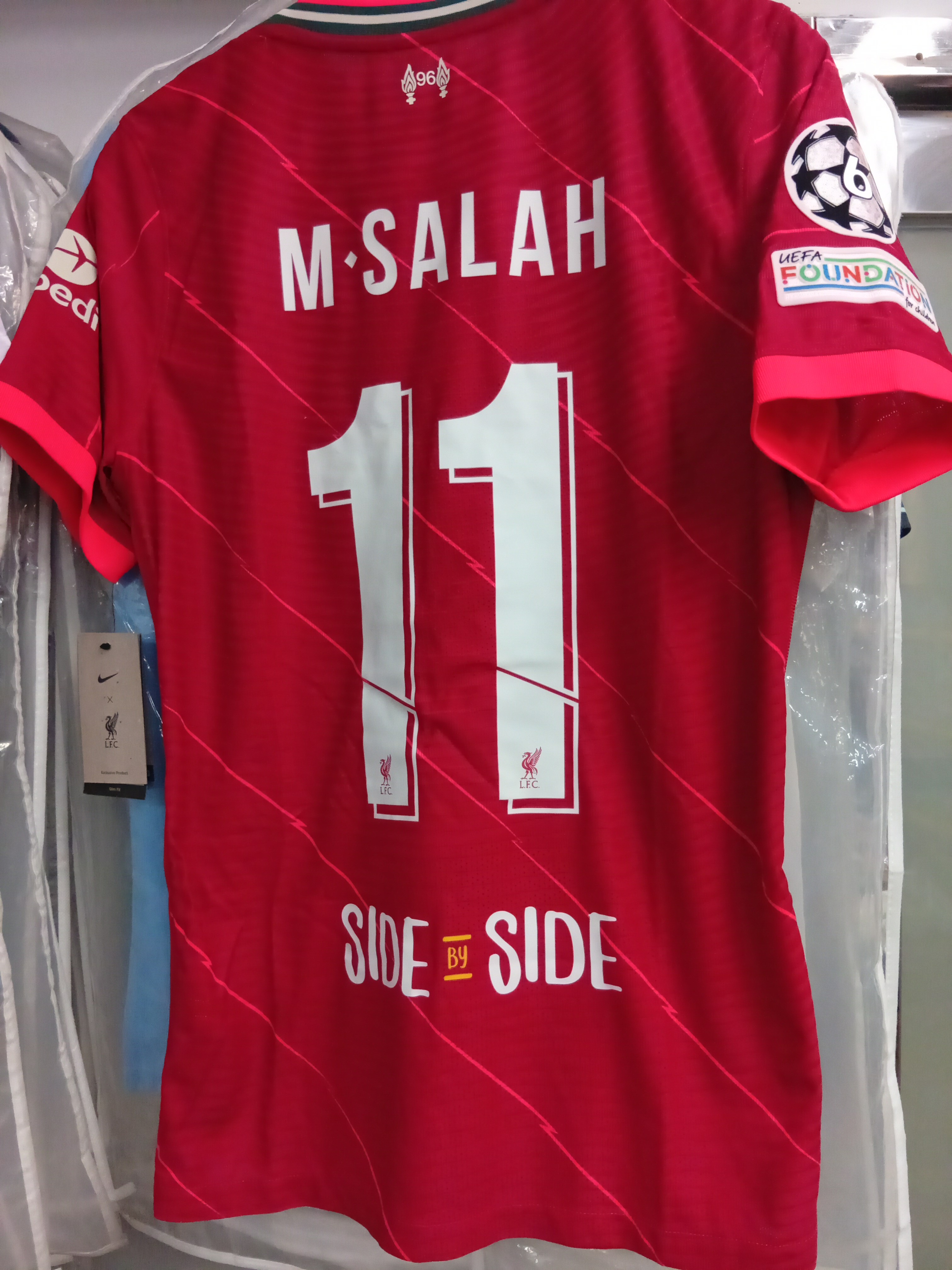 21-22利物浦主場球員版球衣