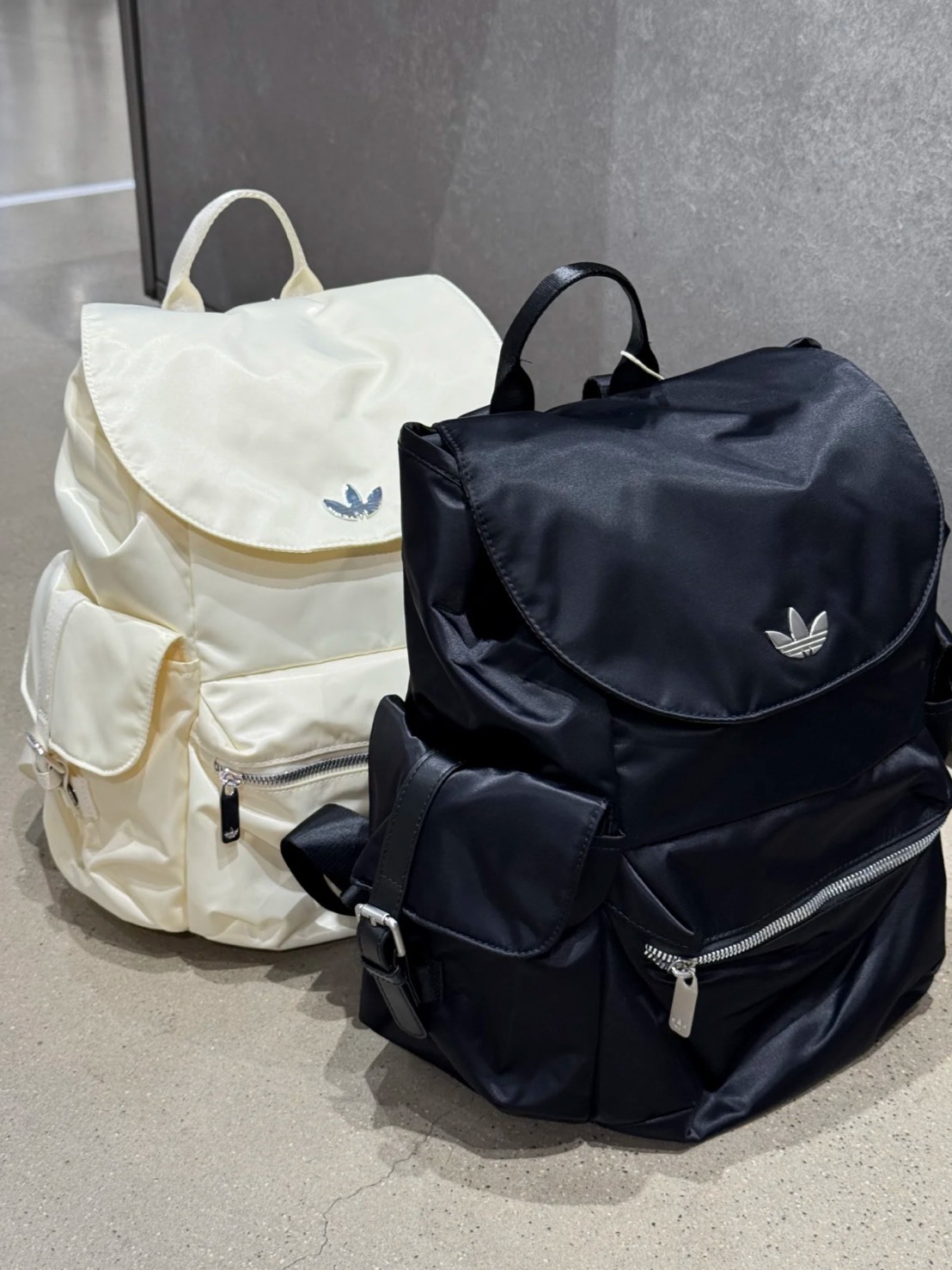 ADIDAS ORIGINALS 雙肩後背包 黑色 白色