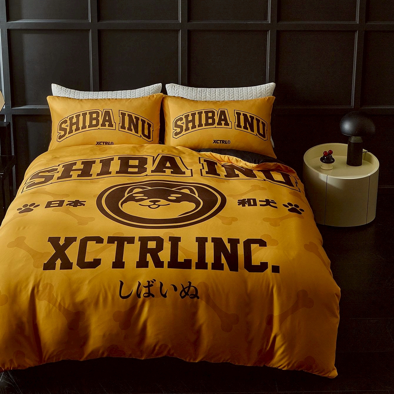 日本和犬四件套床包組-雙人(兩用被)