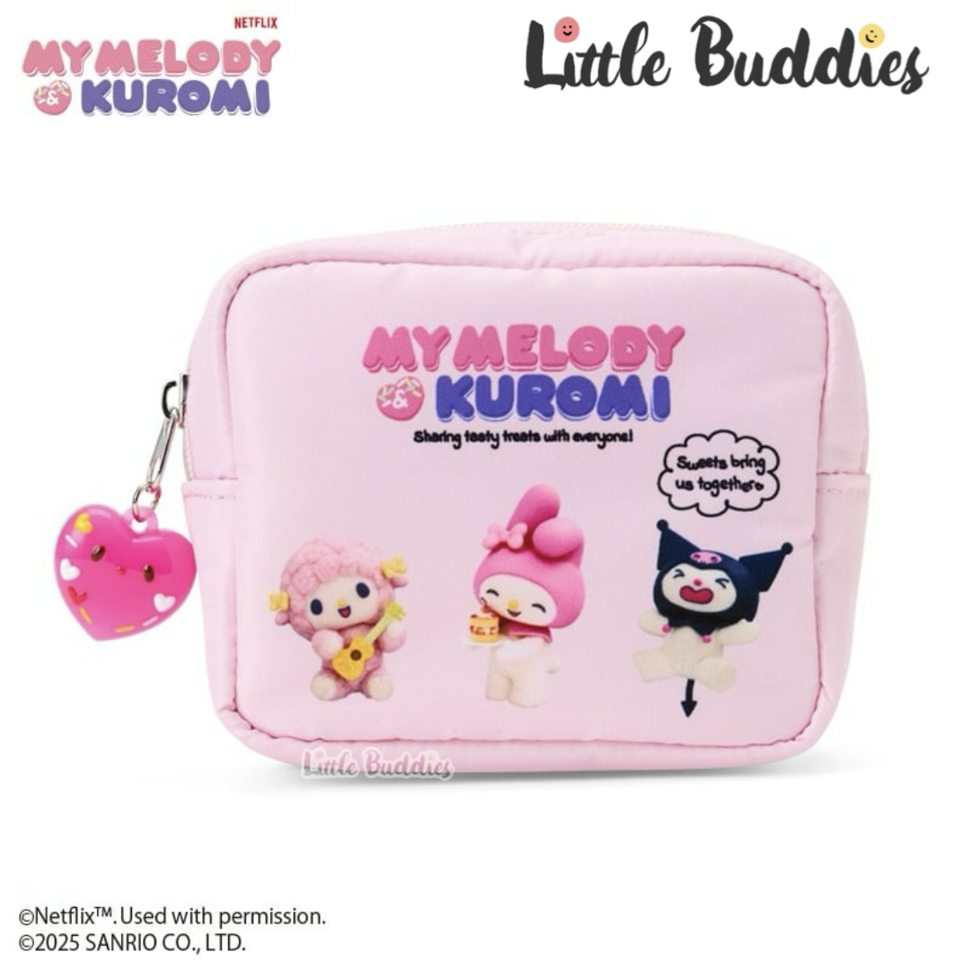 日本 Netflix x My Melody & Kuromi 動畫系列 - 拉鏈化妝袋