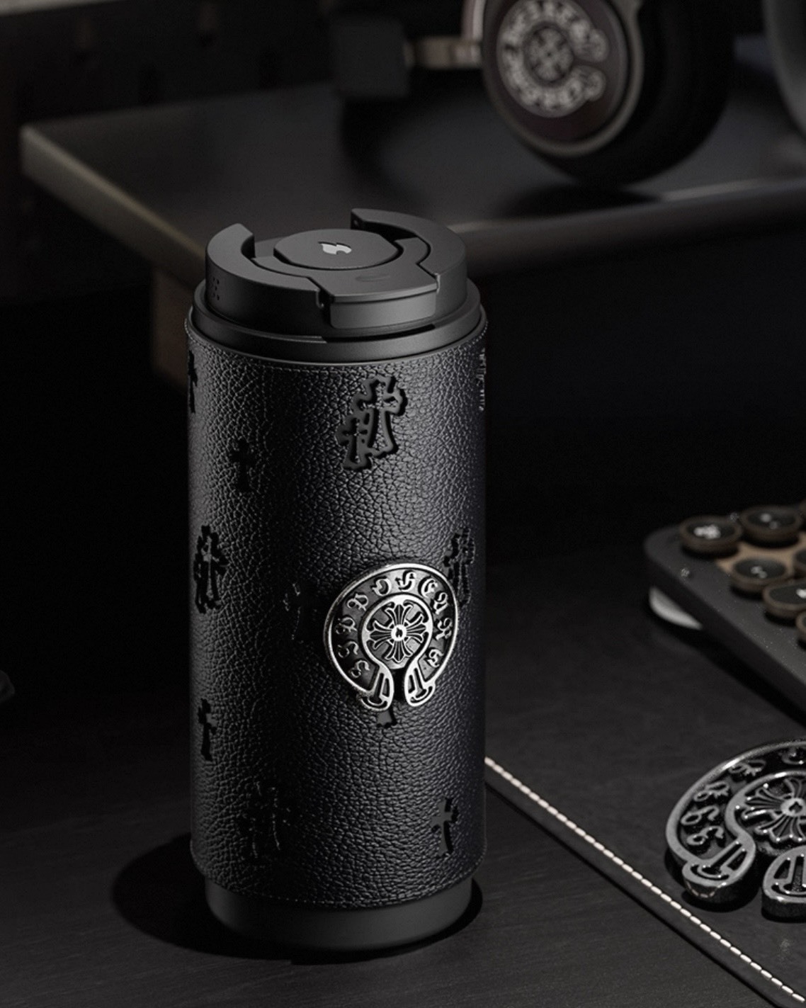 <快速出貨>ZIPPO 黑武士 克羅心 水杯 保溫杯 420ML 咖啡杯