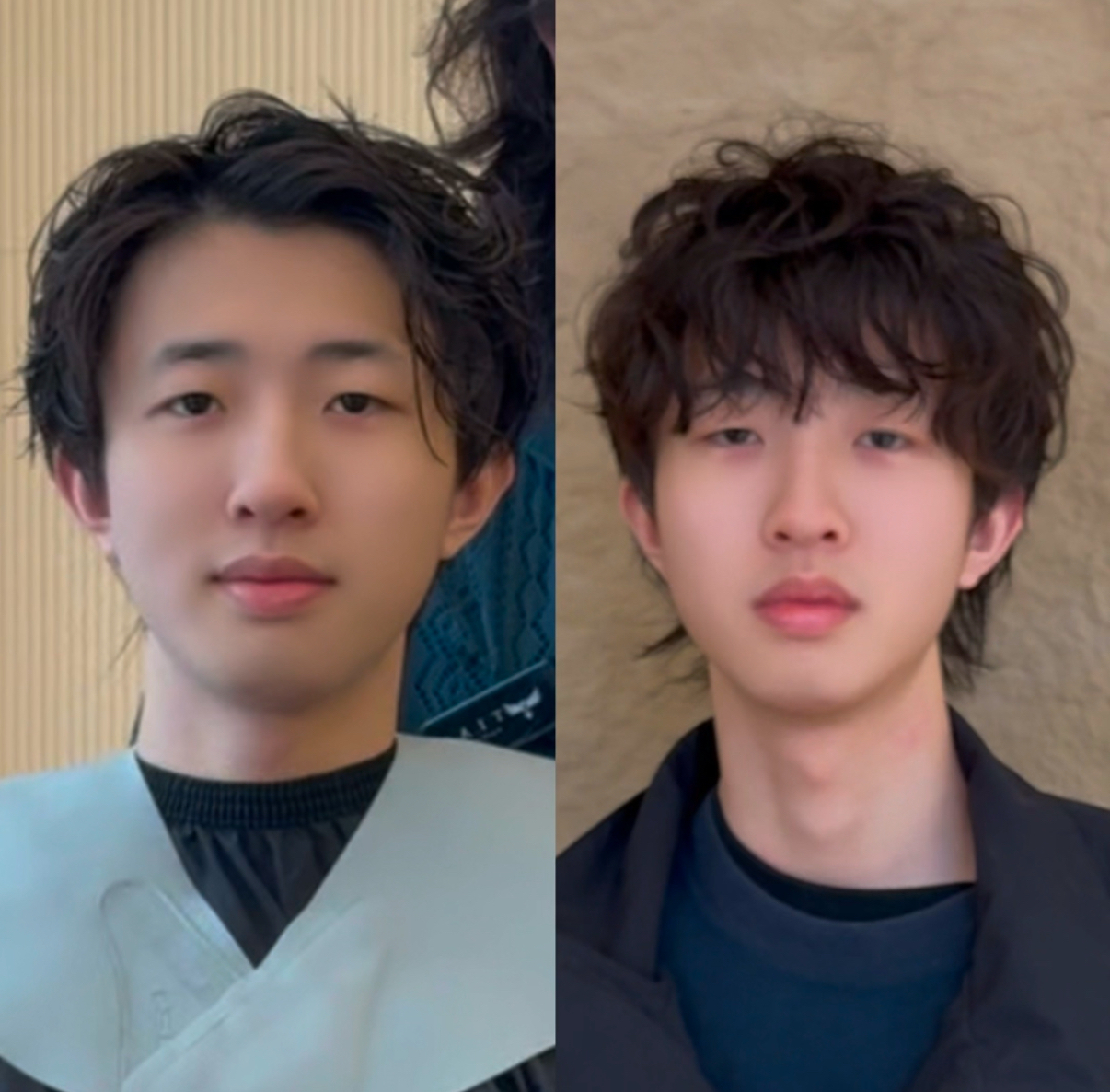 男士熱門髮型——冷燙中長髮呈現自然蓬鬆的捲度和線條感