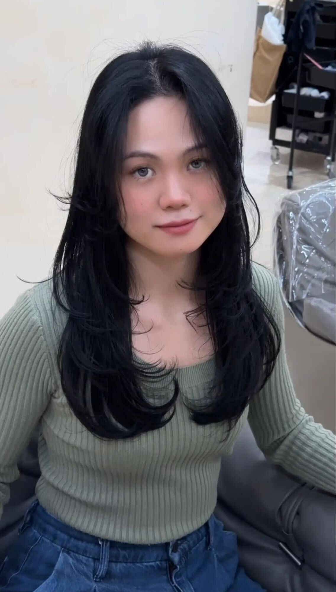 縮毛矯正燙也能擁有漂亮弧度