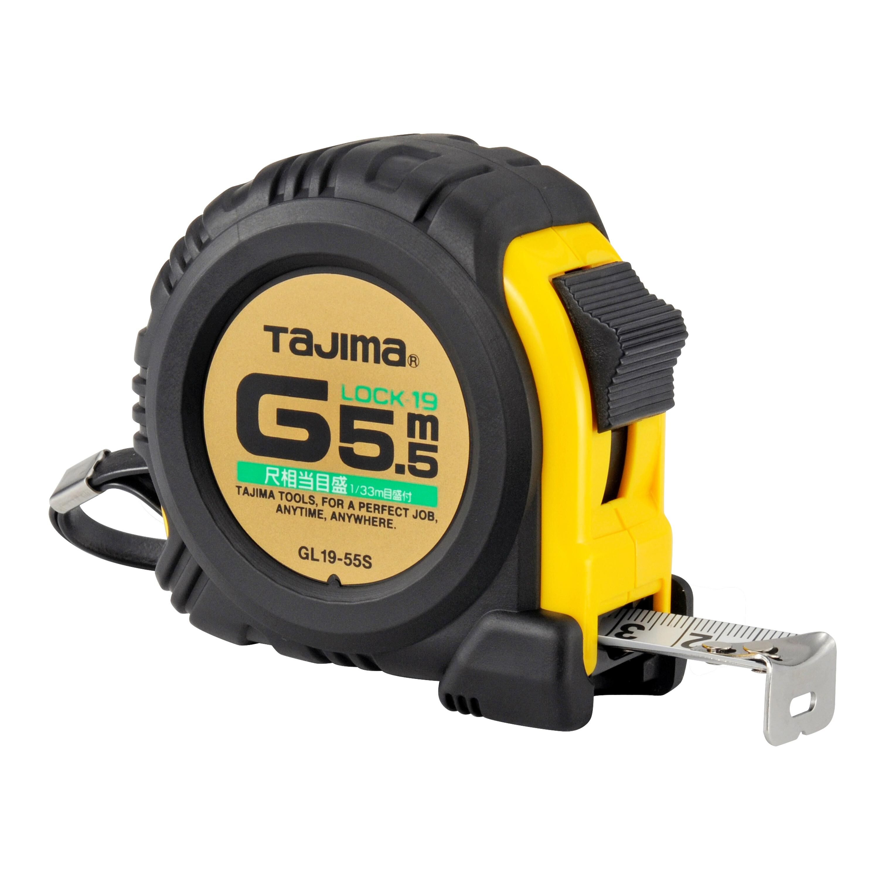 TAJIMA包膠台尺捲尺 5.5*19 GL19-55SBL