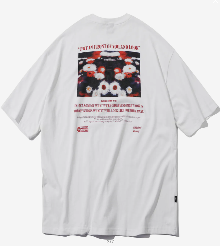 CPGN STUDIO / PUT IN FLOWER short T-shirt / white /  JUL25