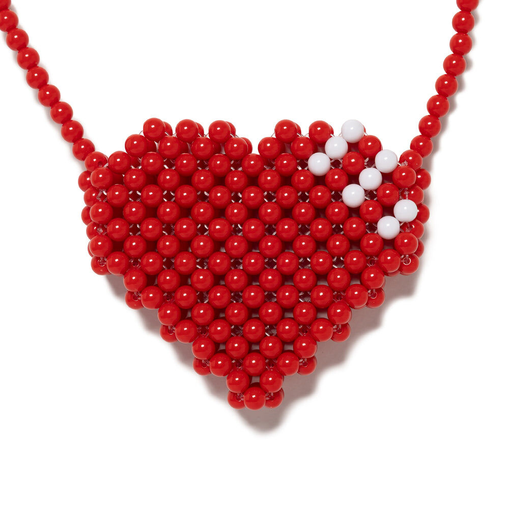 2025SS HUMAN MADE HEART BEADED BAG 串珠 小包 側背包 小廢包 現貨 HM29GD174