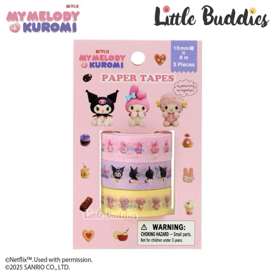 日本 Netflix x My Melody & Kuromi 動畫系列 - 膠紙套裝