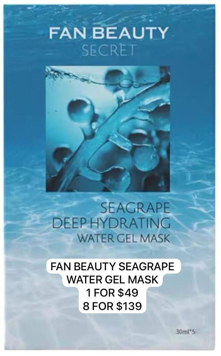 (PO) 8 FAN BEAUTY SEAGRAPE WATER GEL MASK