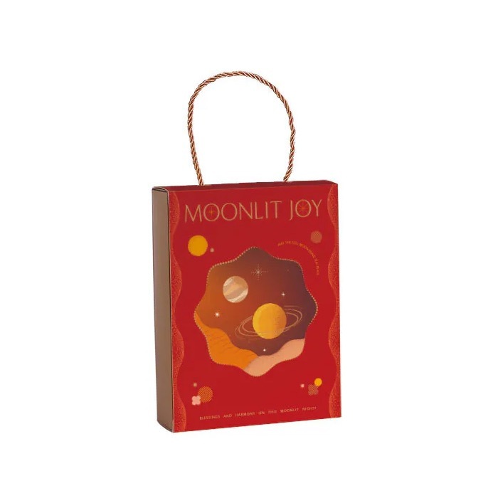 T10手提抽屜盒 中秋 琉金月光 10入/包 18.2*5.7*24.3cm【3A18-215002】