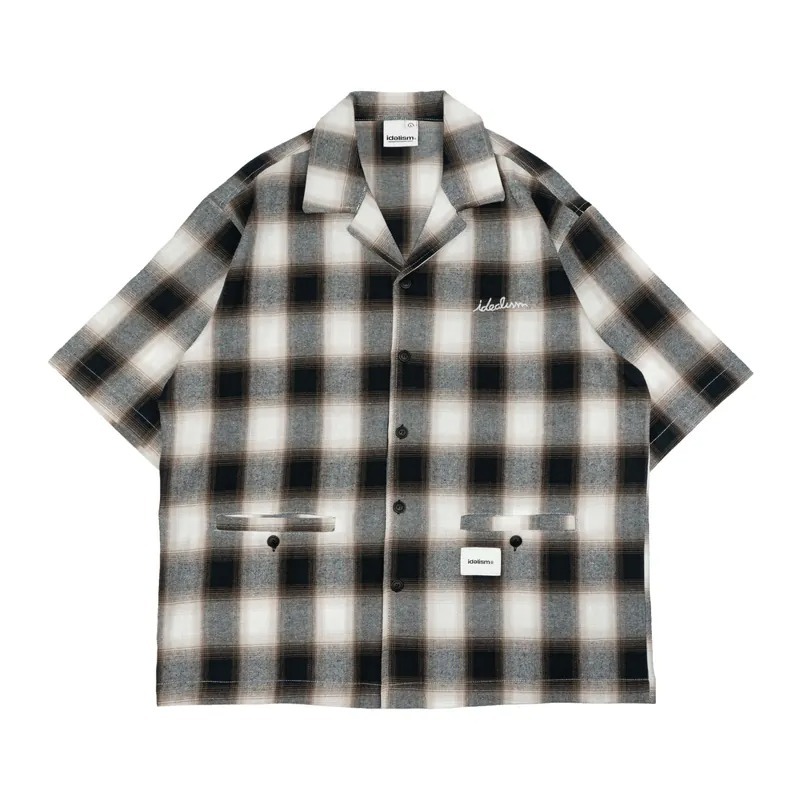 idealism｜ID25068 – Checkered Shirt (Black&White)
