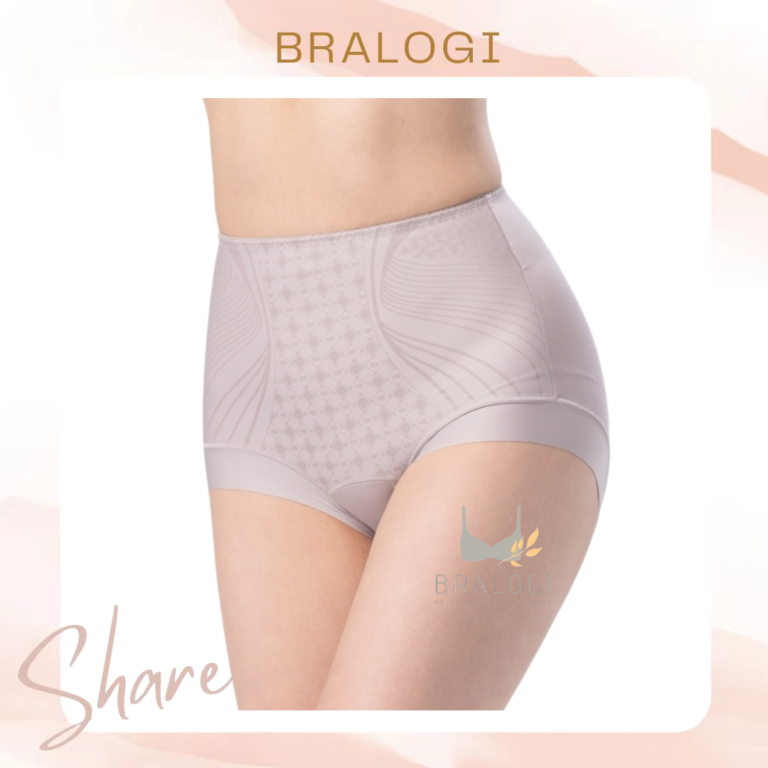 7931 桑蠶絲抗菌高腰無痕塑身褲 M-XXL