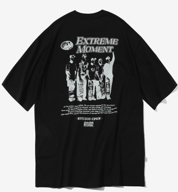 CPGN STUDIO / Extreme Moment short T-shirt / black /  JUL25