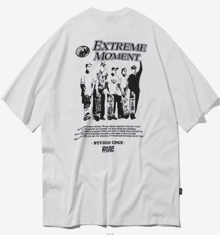 CPGN STUDIO / Extreme Moment short T-shirt / white /  JUL25