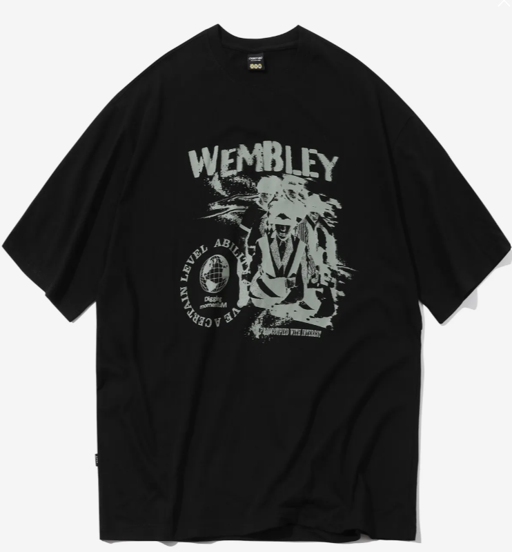 CPGN STUDIO / Wembley Short Pallies T-shirt  / Black /  JUL25