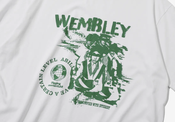 CPGN STUDIO / Wembley Ban Flea T-shirt / white /  JUL25