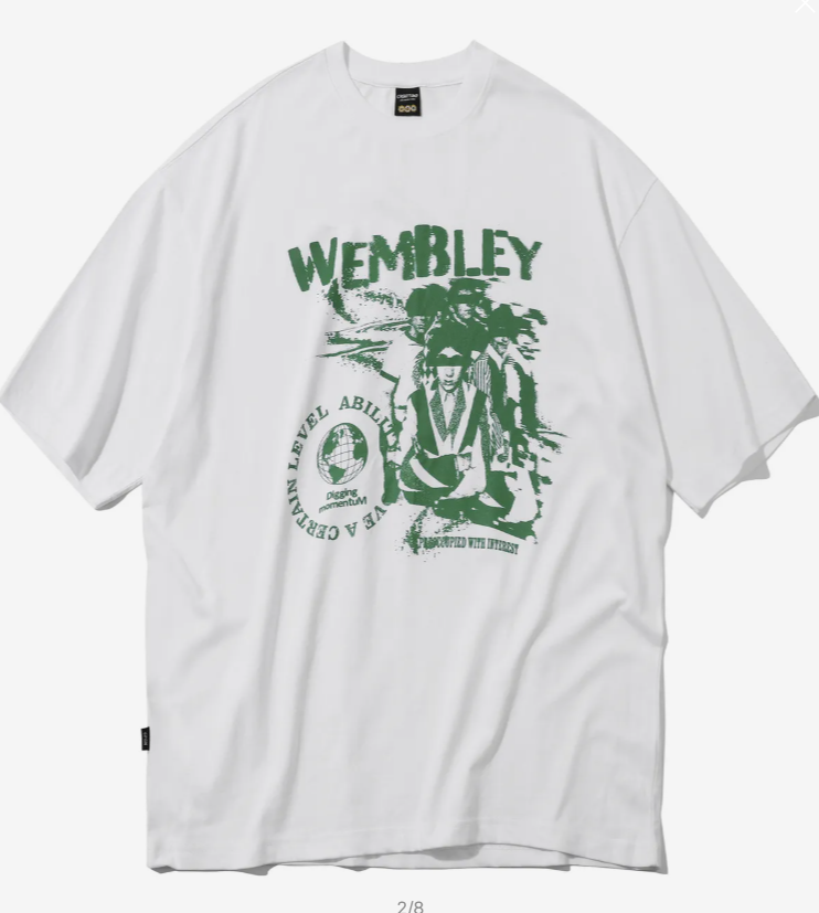 CPGN STUDIO / Wembley Ban Flea T-shirt / white /  JUL25