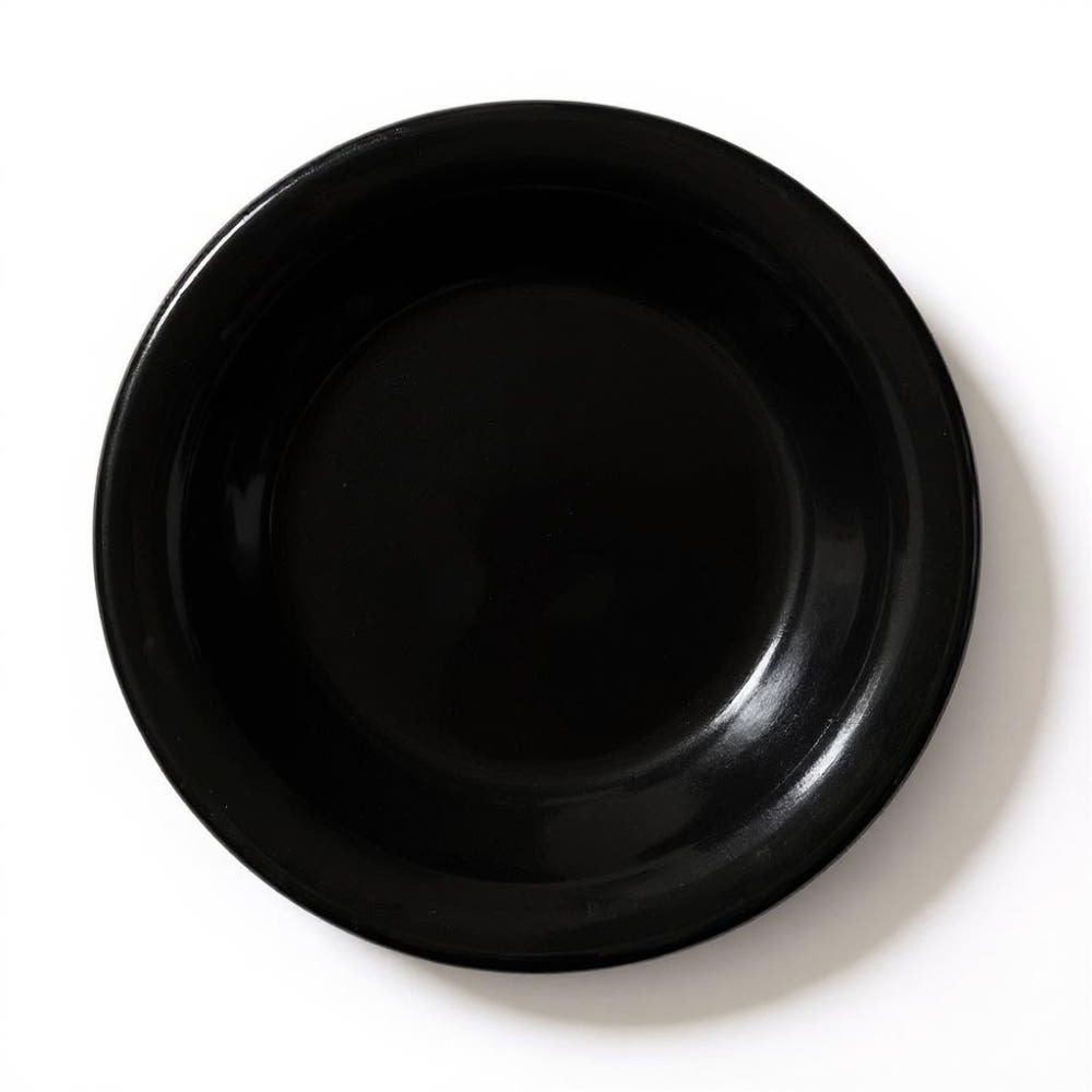 月光陶瓷小碟．S系列┃曜岩黑