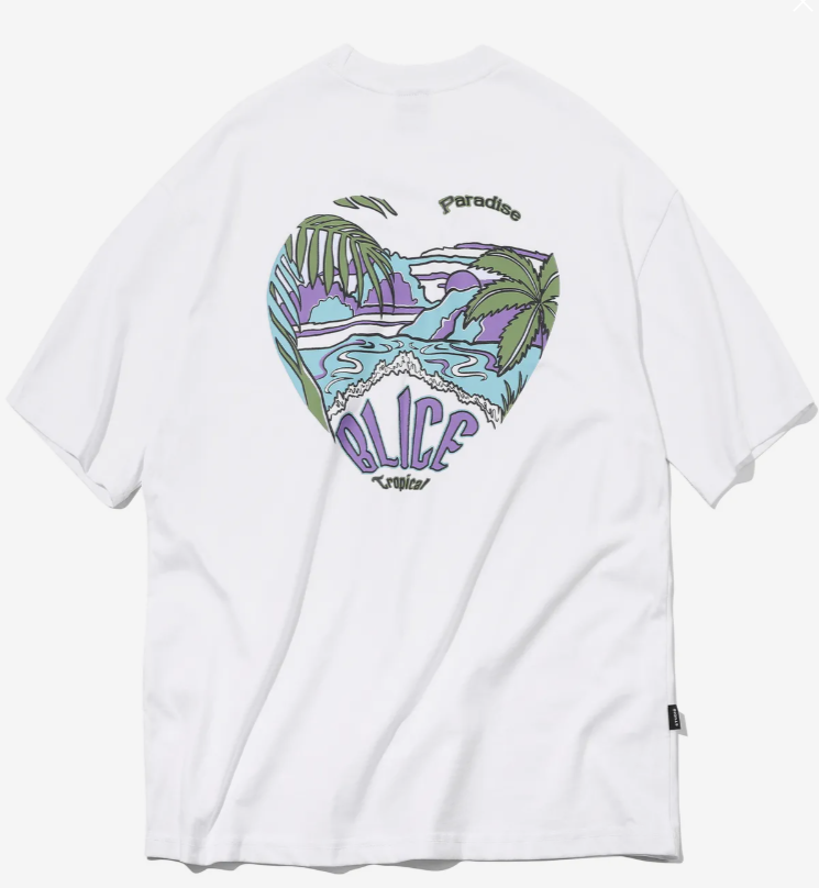 CPGN STUDIO / Blice Tropical  short T-shirt / white /  JUL25