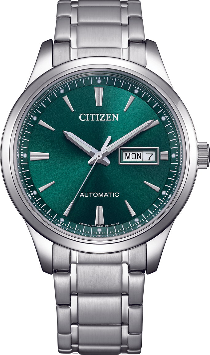 萬年鐘錶 - Citizen  星辰錶 復古時尚大三針機械男錶 NY4058-79X  錶徑40MM