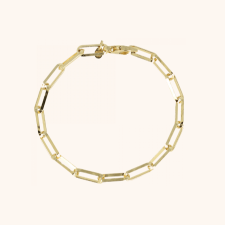 1LG0717-138 LOTT GIOIELLI Classic Schakelarmband Closed Forever M Gold #CLBR864-G40646 (A-EU-E)