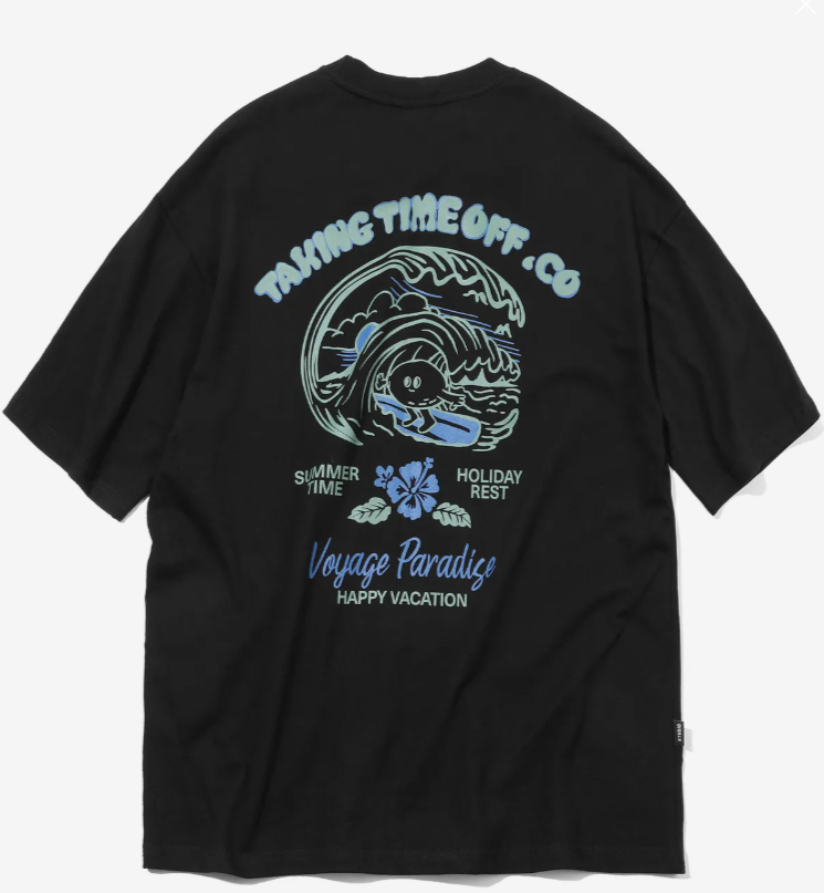 CPGN STUDIO / Time off short T-shirt / black /  JUL25