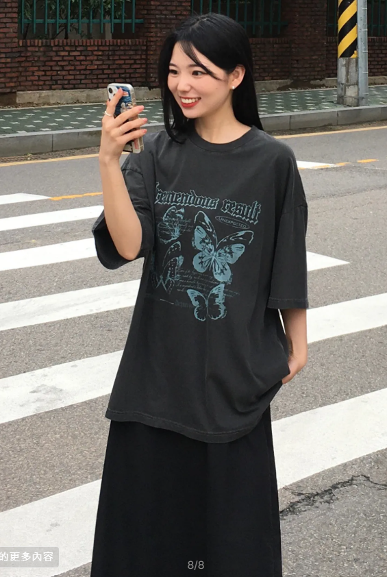 CPGN STUDIO / Trementus Pigment short T-shirt / smokeblack /  JUL25