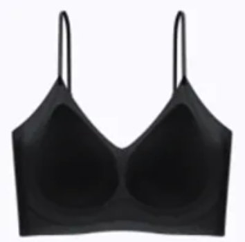 3 (M) YD074 STRIP BRA (BLACK/CHAMPAGNE/PINK)