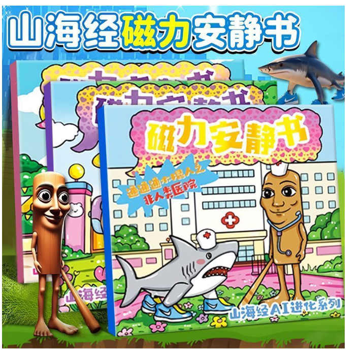 山海经磁力安静书（3本）