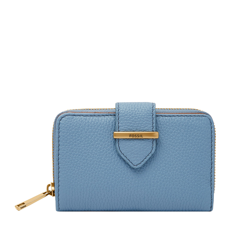 Bryce 真皮造型扣帶短夾 (多色可選)