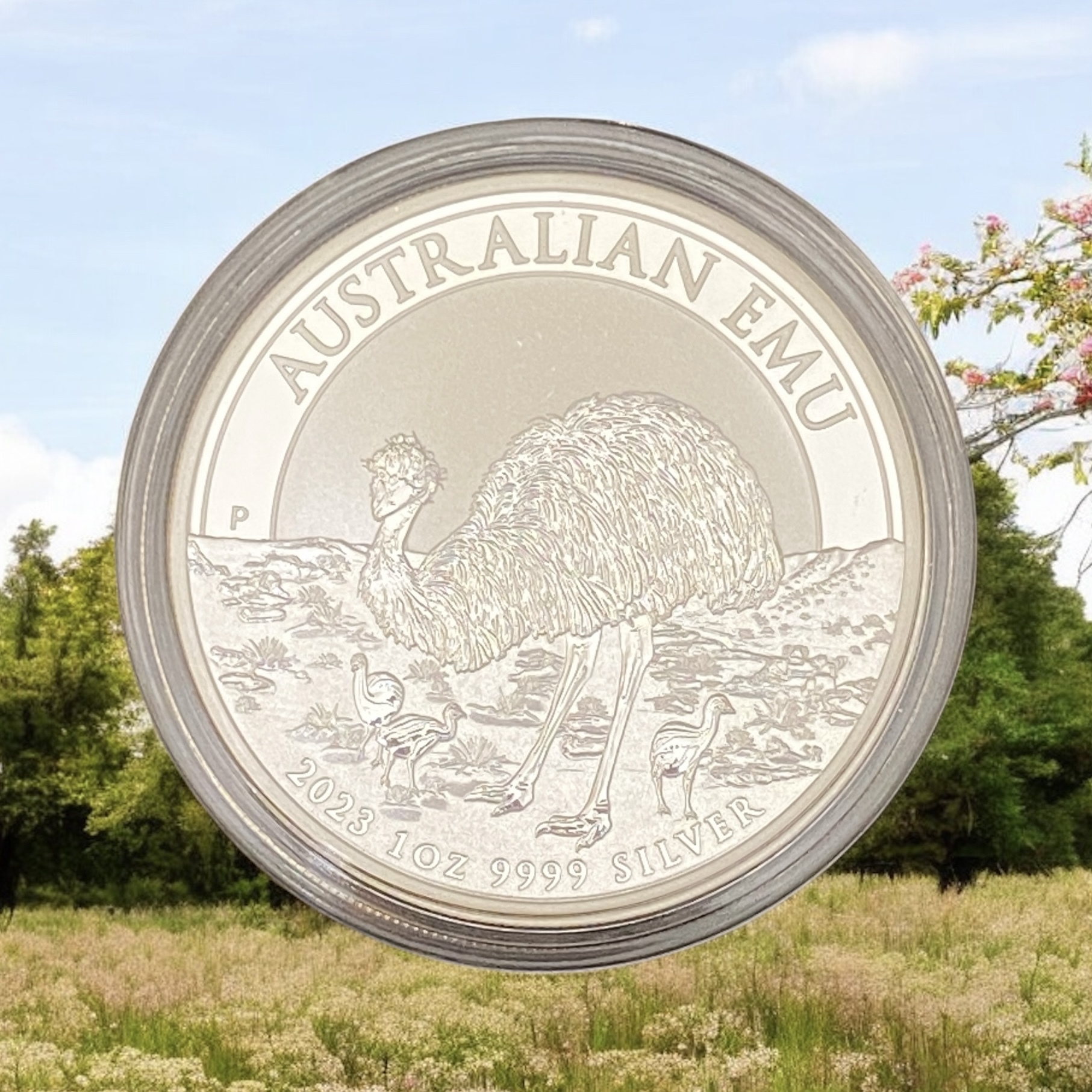 2023 Australia 1 oz Emu 99.99% Silver Coin