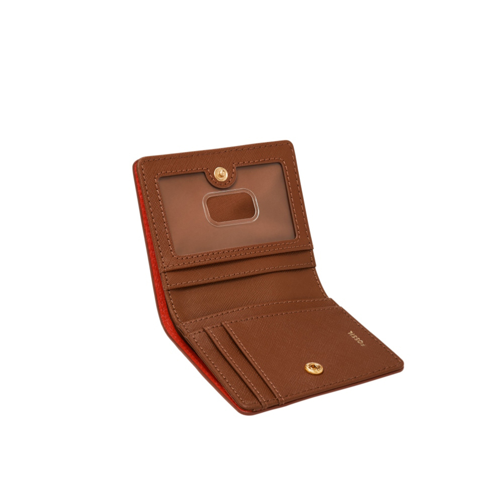 Emery 真皮金釦短夾(多色可選)