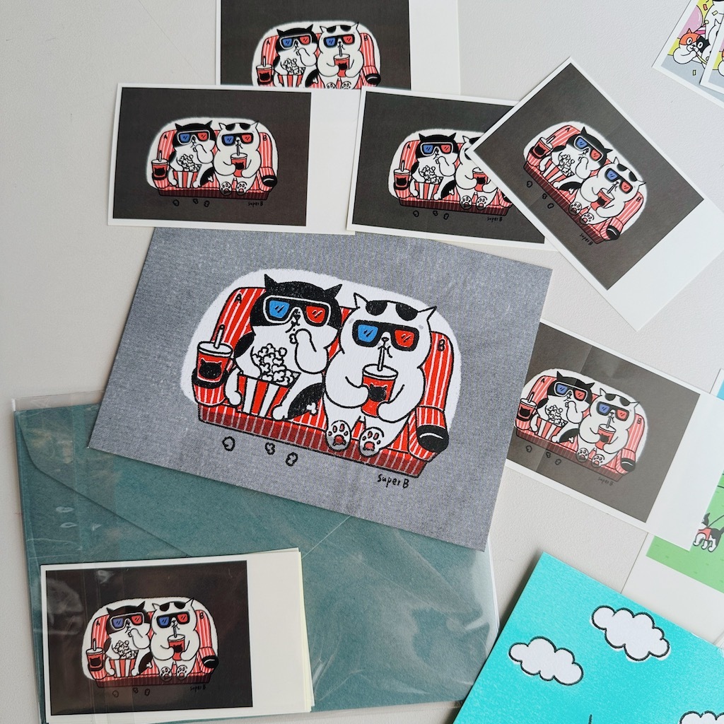 3D眼鏡 明信片｜superB studio