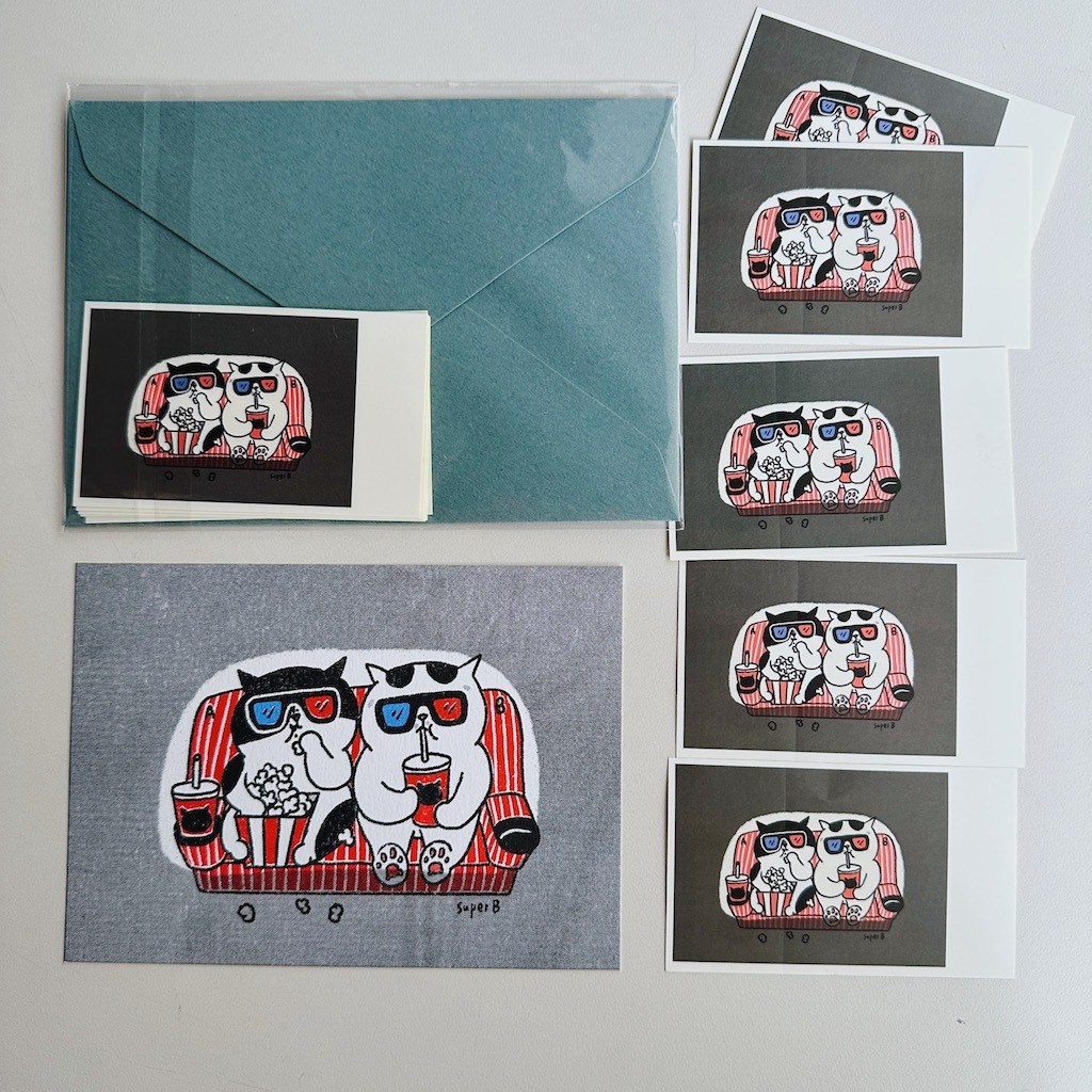 3D眼鏡 明信片｜superB studio