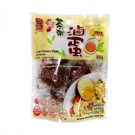 【福記】茶葉滷蛋 (雞蛋210g/6入/袋)