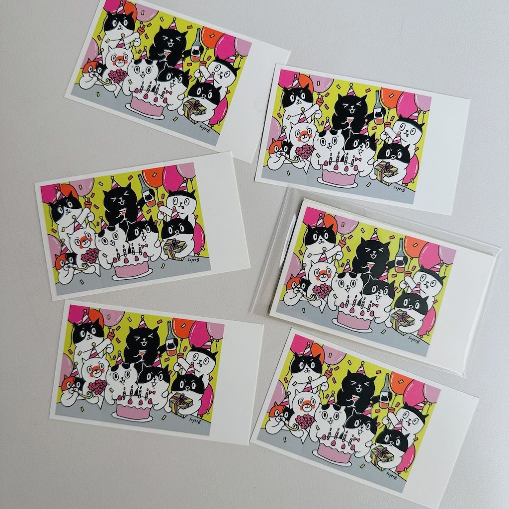 Happy Together 5入 拍立得貼紙｜superB studio