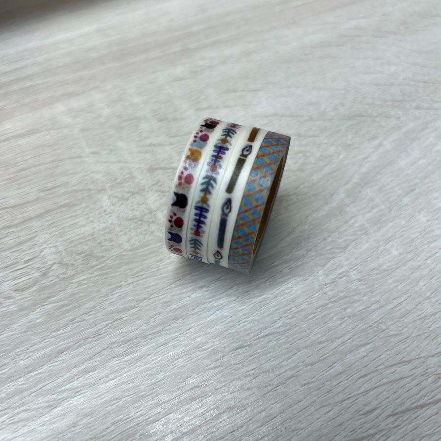 貓貓貓 4入 6mm和紙膠帶 Yuru Log特展限定｜日本Midori