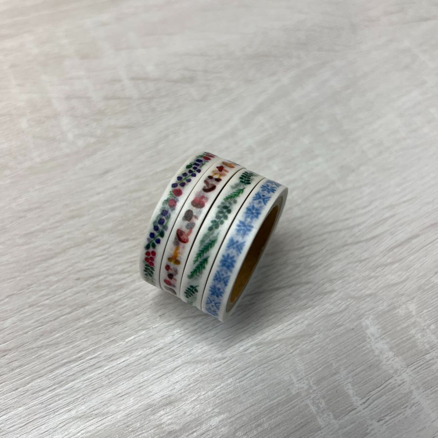 北歐 4入 6mm和紙膠帶 Yuru Log特展限定｜日本Midori