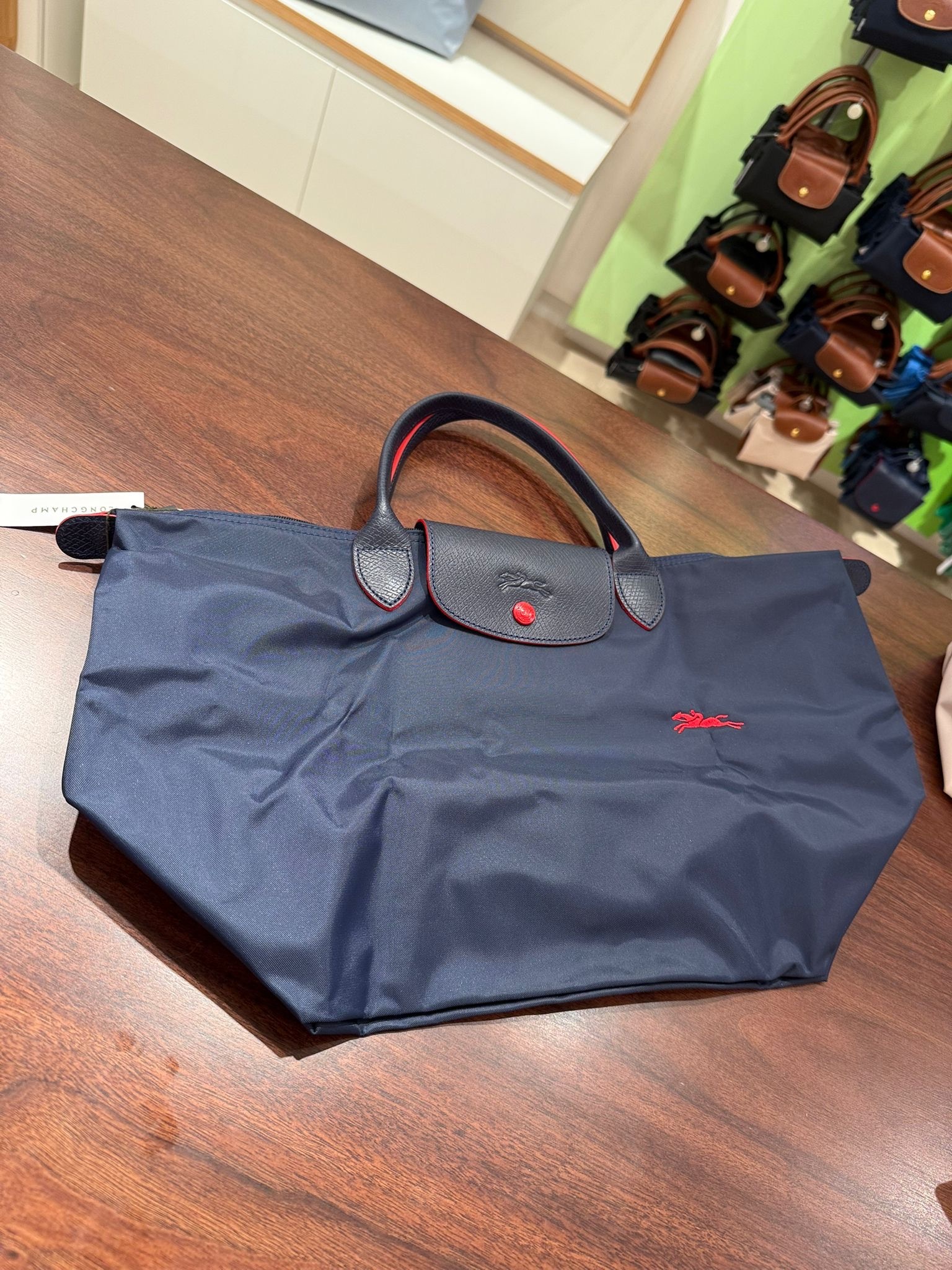 Longchamp Le Pliage Original Pritemps Ete Tote Bag Navy L1623