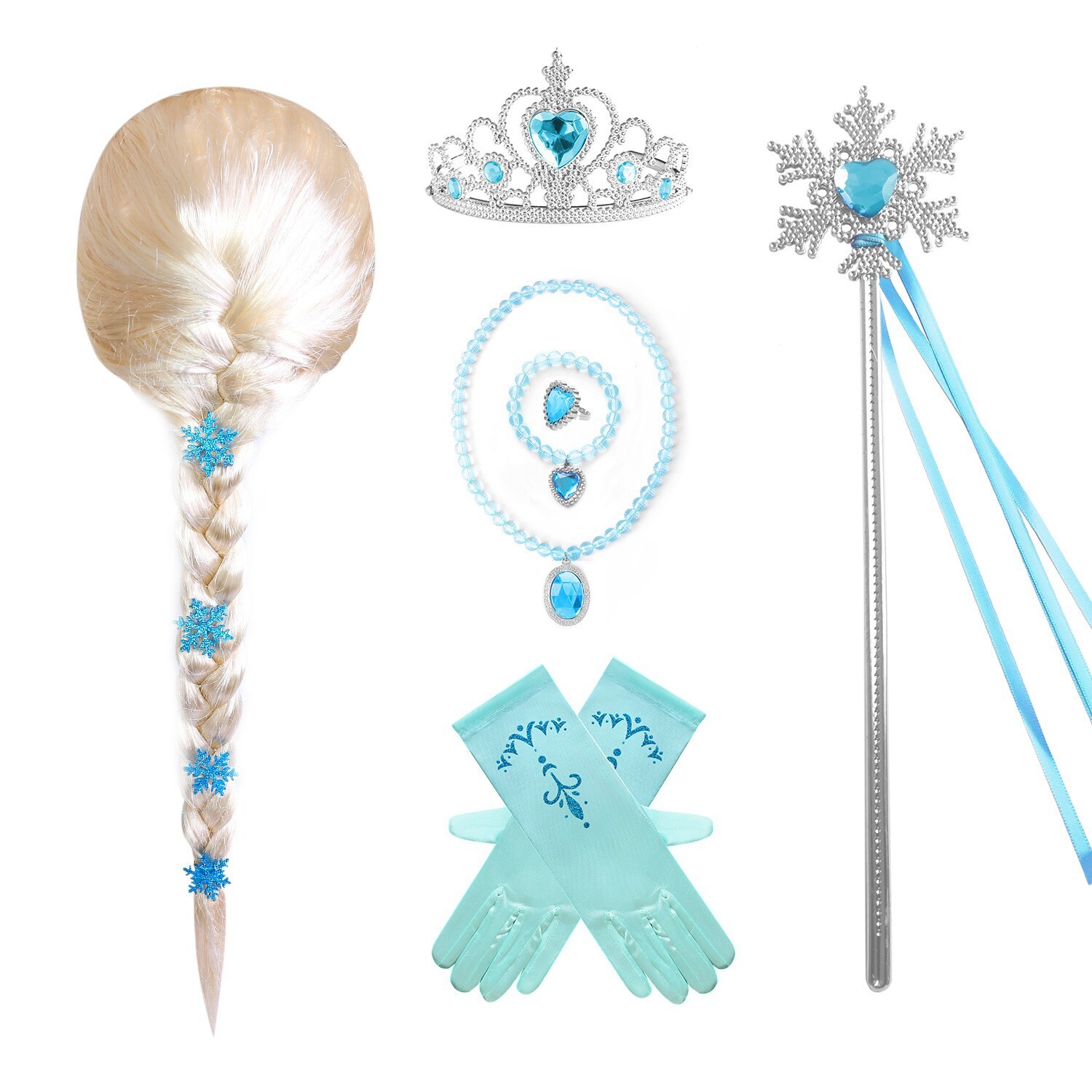 萬聖節 艾莎公主配件組 <7件組> PS106