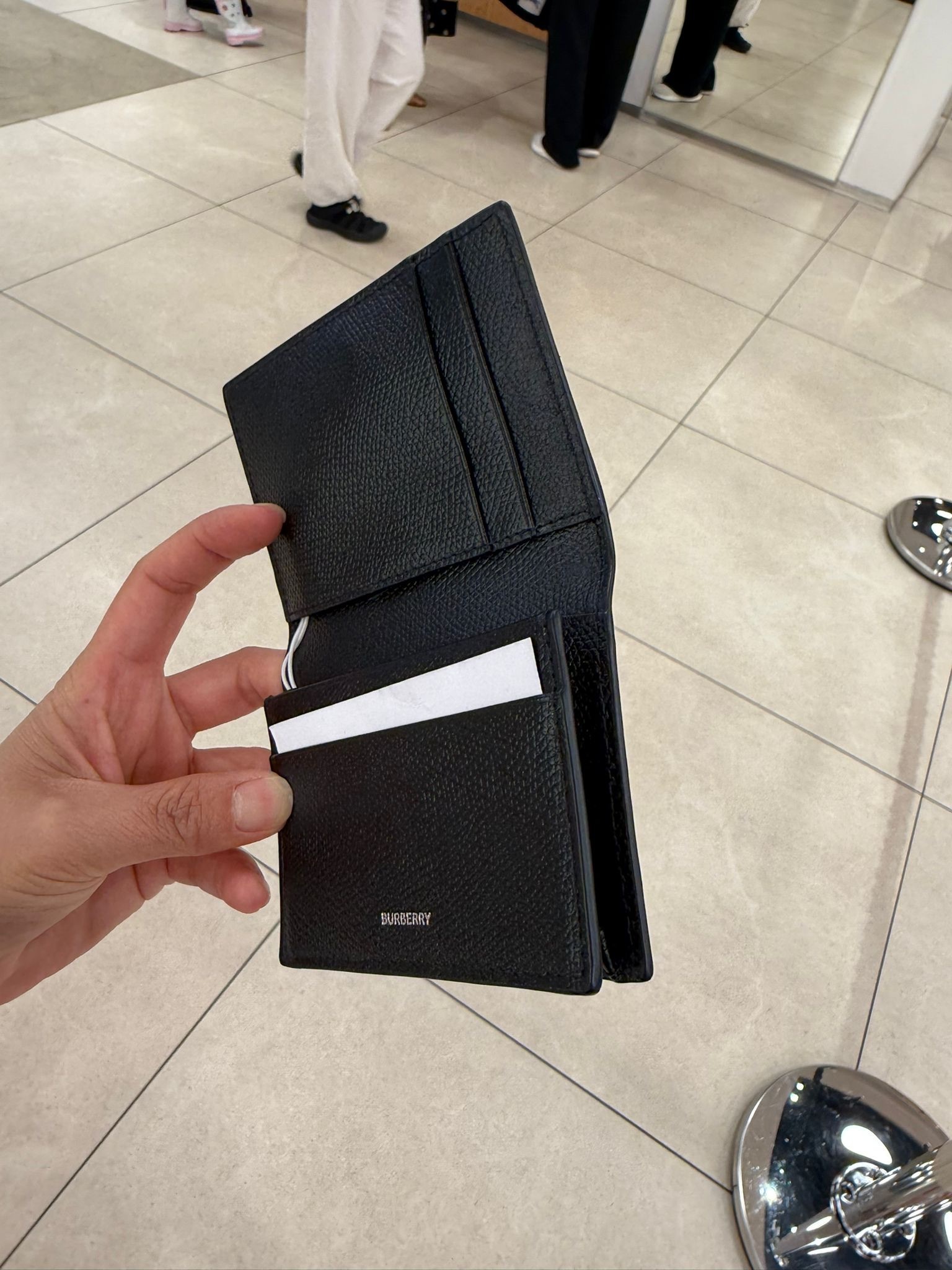 Burberry Flint Card Case Black