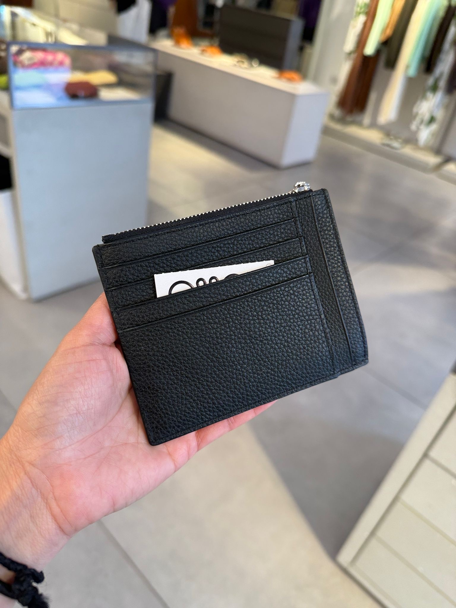 Loewe SGC Square Coin Cardholder Black