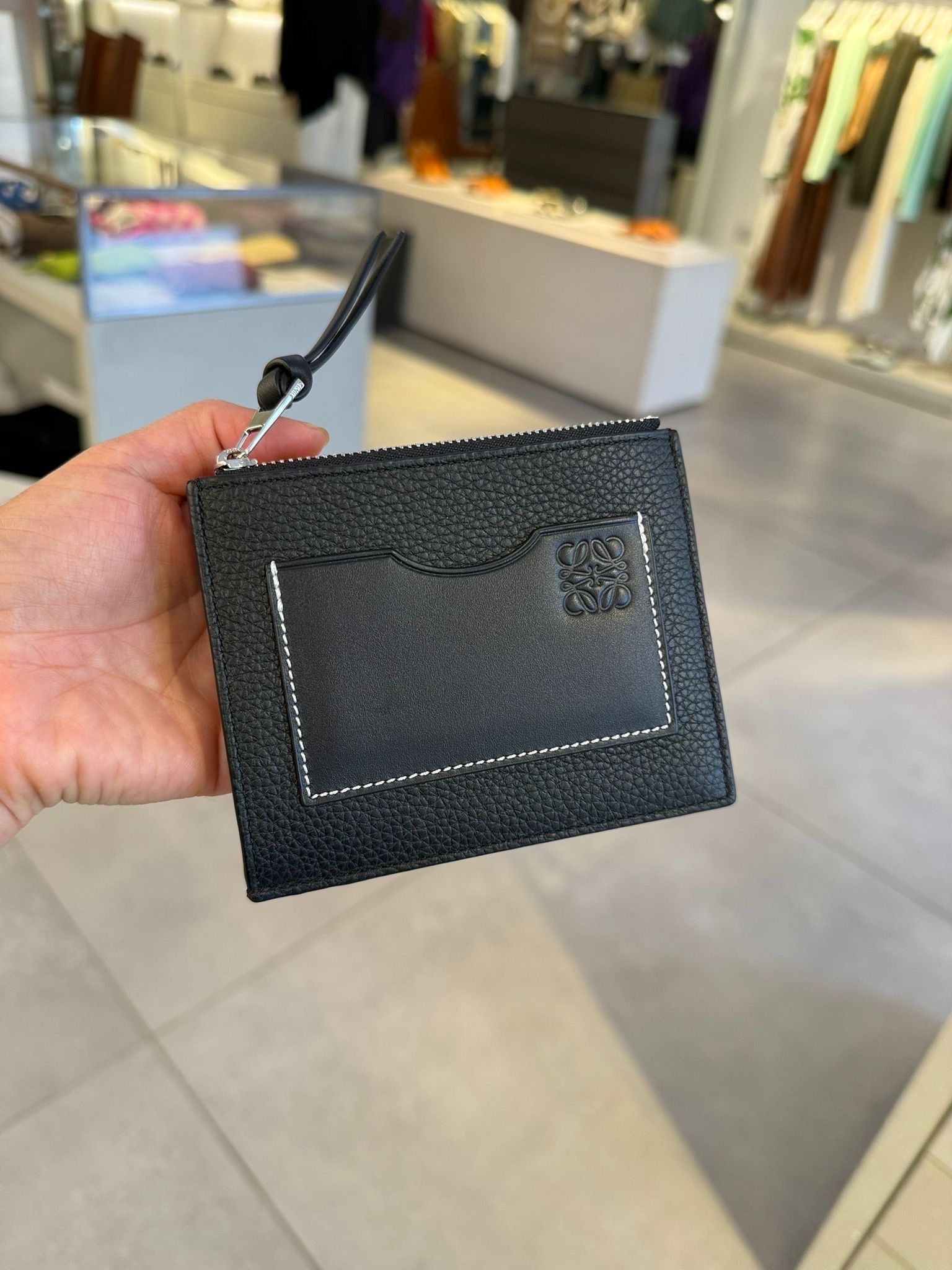 Loewe SGC Square Coin Cardholder Black