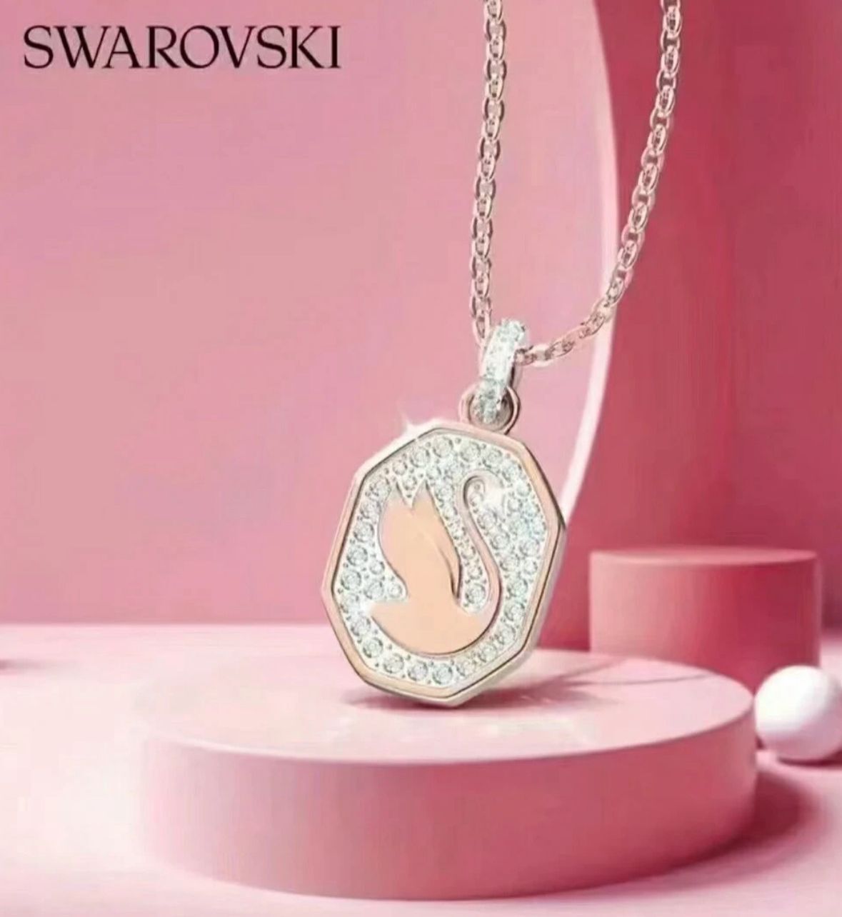 【預購】SWAROVSKI Swan Pendant G071809 頸鏈