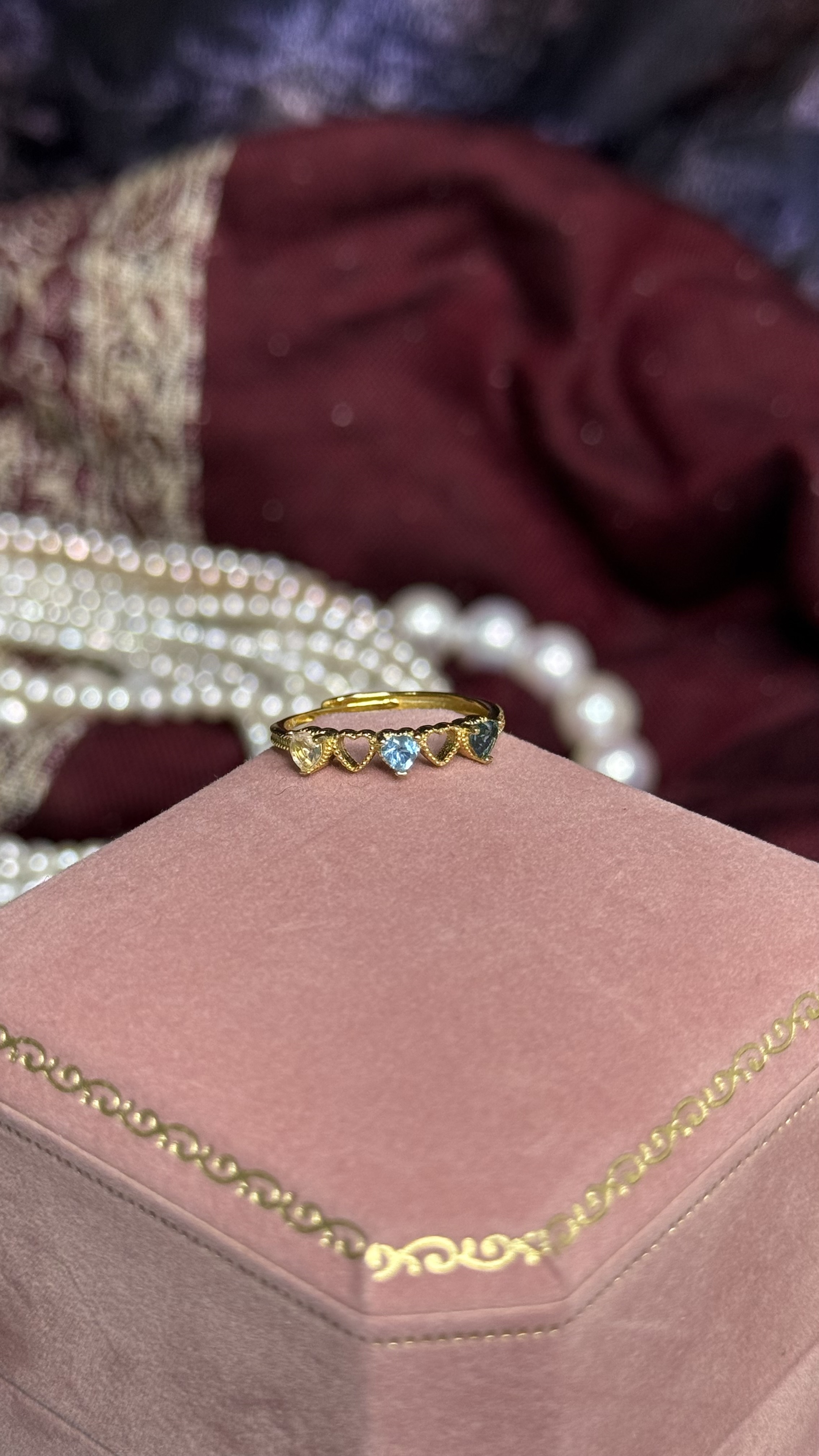 愛心切工寶石一次滿足