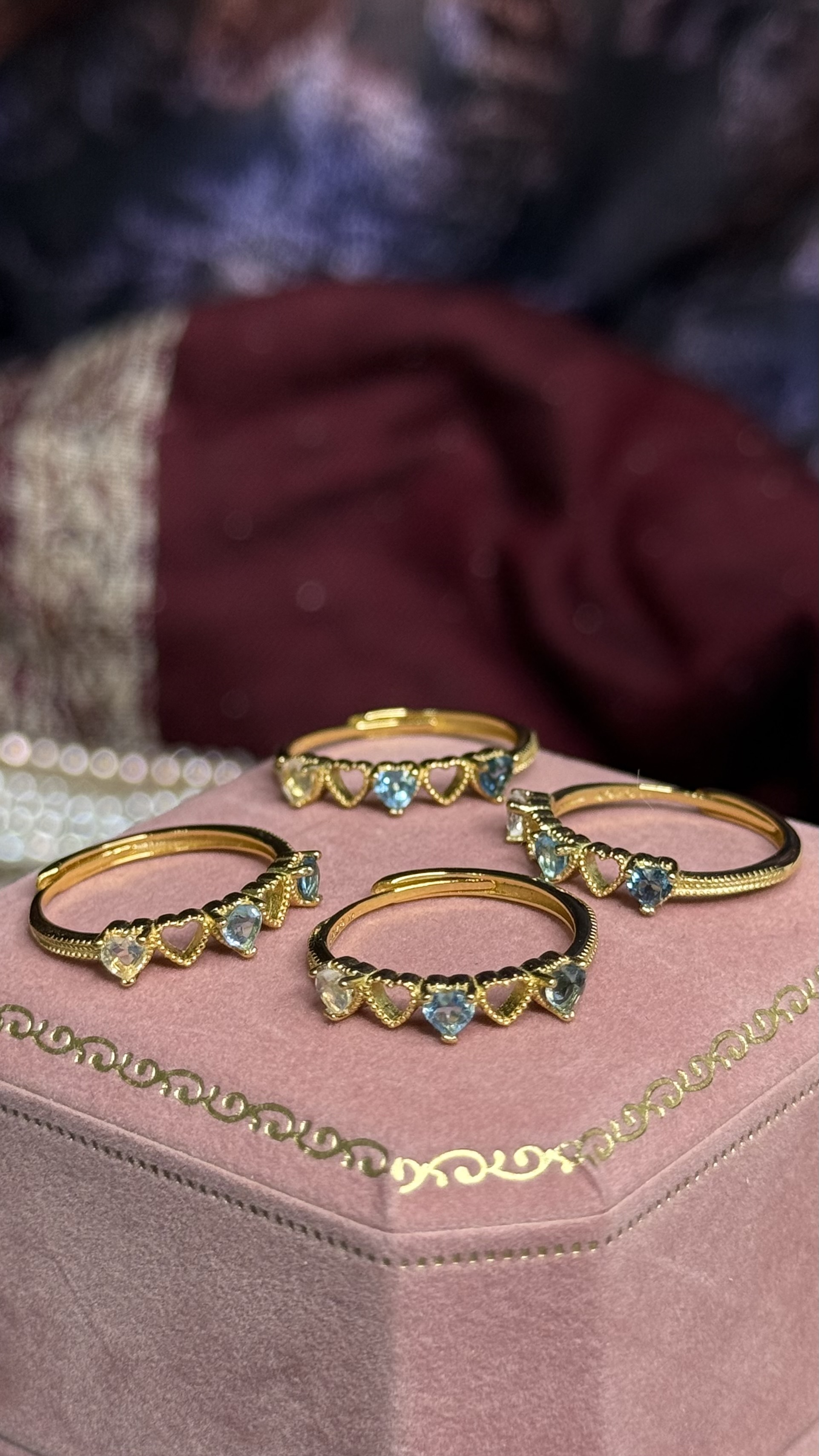 愛心切工寶石一次滿足